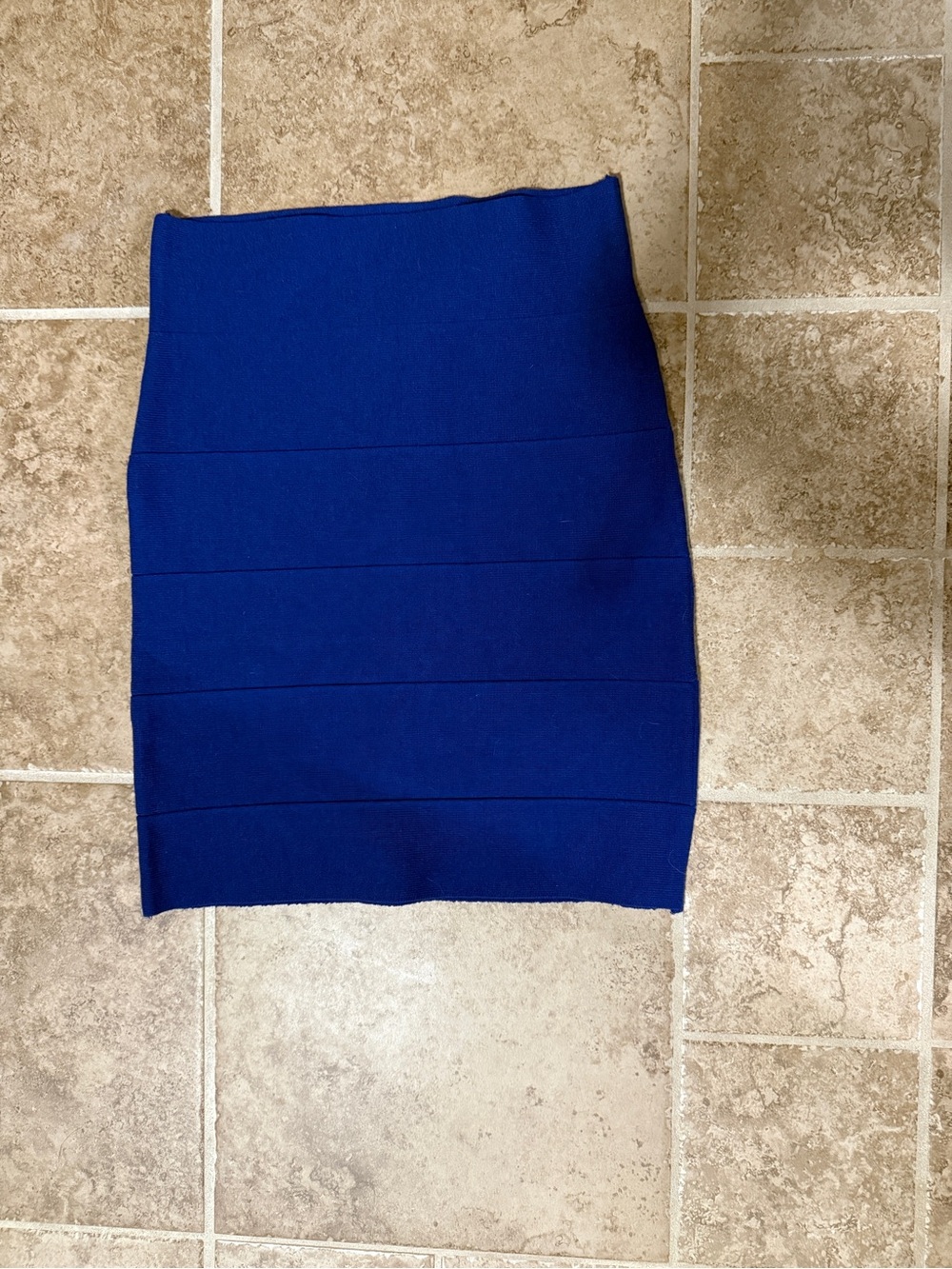 Blue Women's Stretch Bandage Skirt